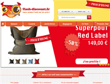 Tablet Screenshot of discount-flash.com